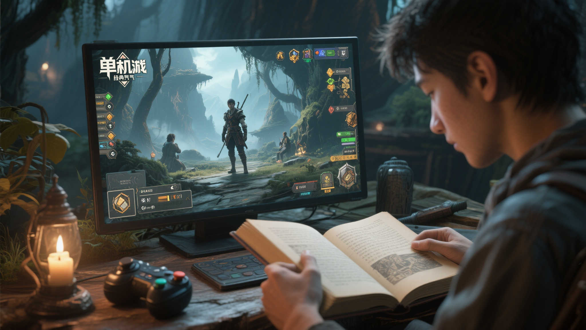 一、单机游戏的独特魅力
相比于网游的社