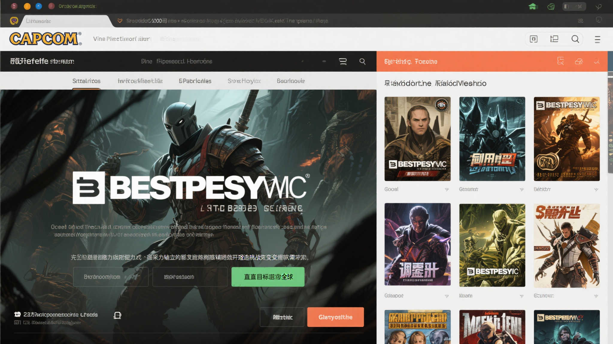对比其他竞品公司，比方说CAPCOM擅长