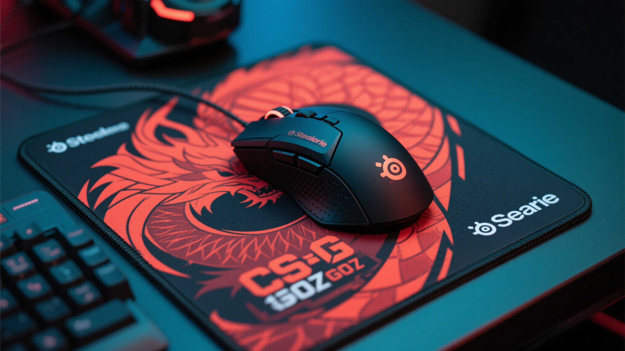 赛睿推出《CS》“龙狙”限量版鼠标及垫即将上市