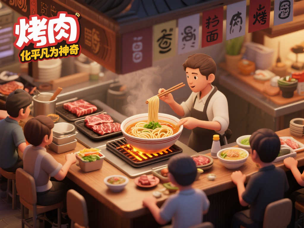 从烧肉到拉面：开发团队全新力作《拉面模拟器》震撼亮相